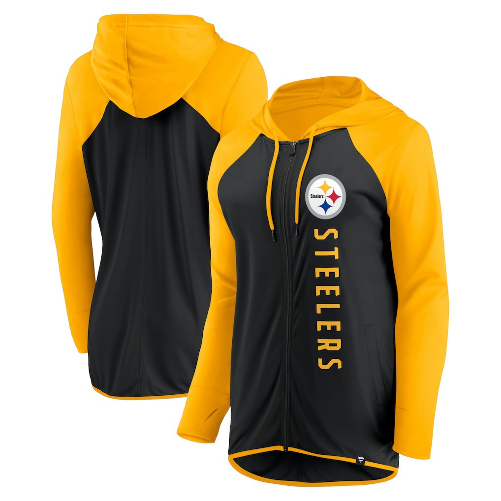 Pittsburgh Steelers Women's Forever Fan Full-Zip Hoodie | NFL On sale