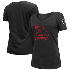 Atlanta Falcons Women's Dirty Birds Kickoff V-Neck T-Shirt | NFL Near me
