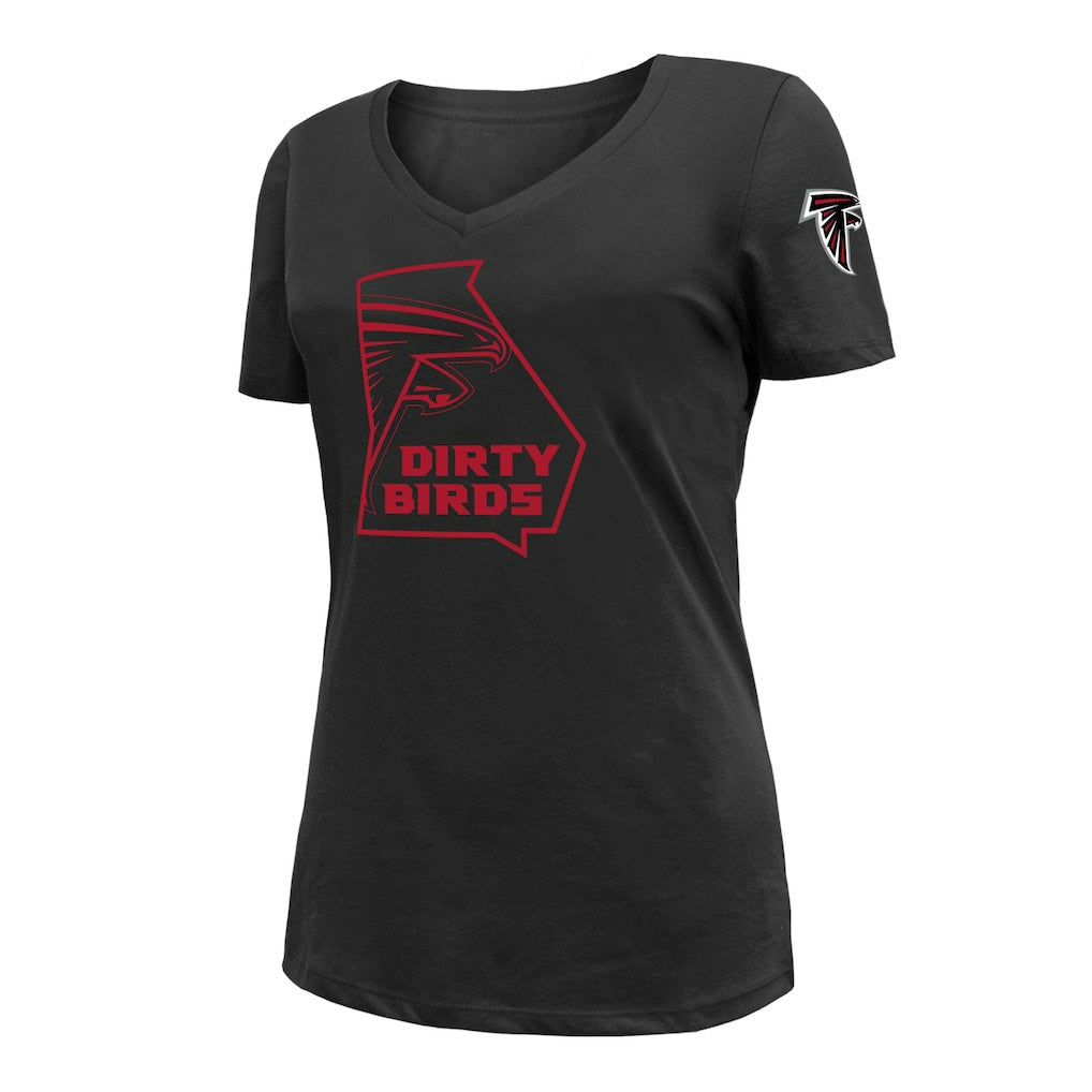 Atlanta Falcons Women's Dirty Birds Kickoff V-Neck T-Shirt | NFL Near me