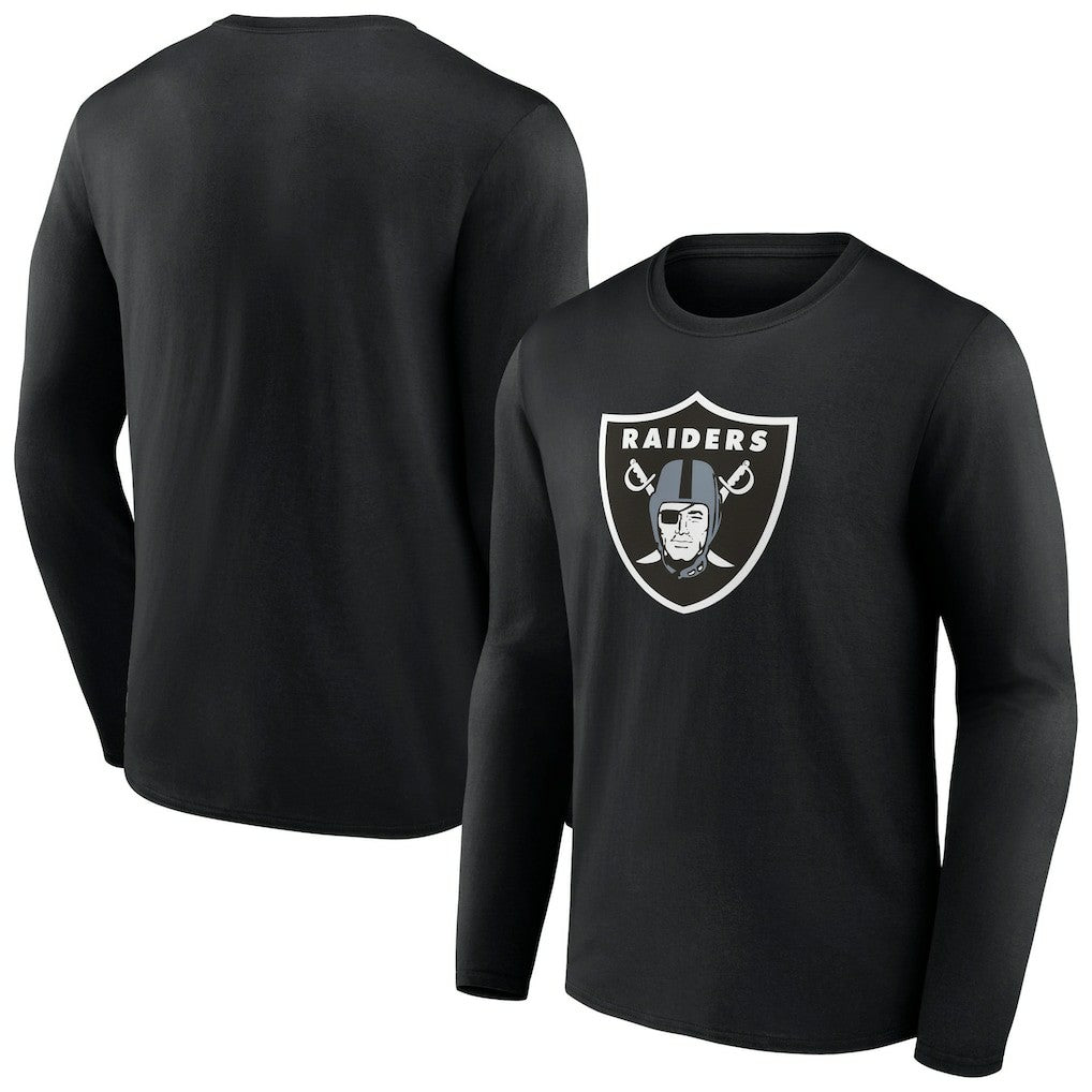 Las Vegas Raiders Primary Team Logo Long Sleeve T-Shirt | NFL Outlet
