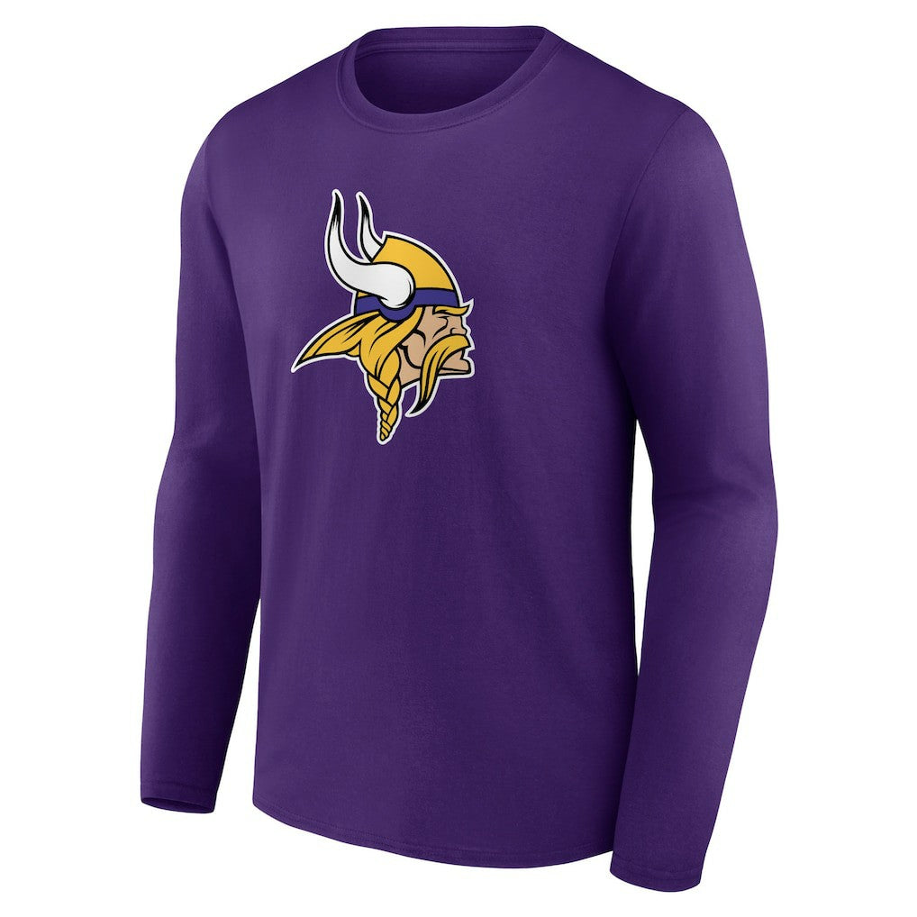Minnesota Vikings Primary Team Logo Long Sleeve T-Shirt | NFL Hot