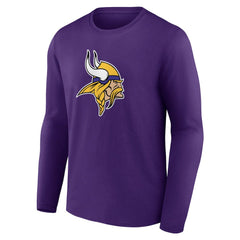 Minnesota Vikings Primary Team Logo Long Sleeve T-Shirt | NFL Hot