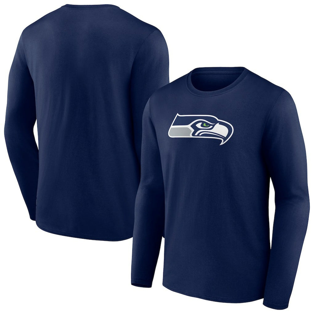 Seattle Seahawks Primary Team Logo Long Sleeve T-Shirt | NFL Hot