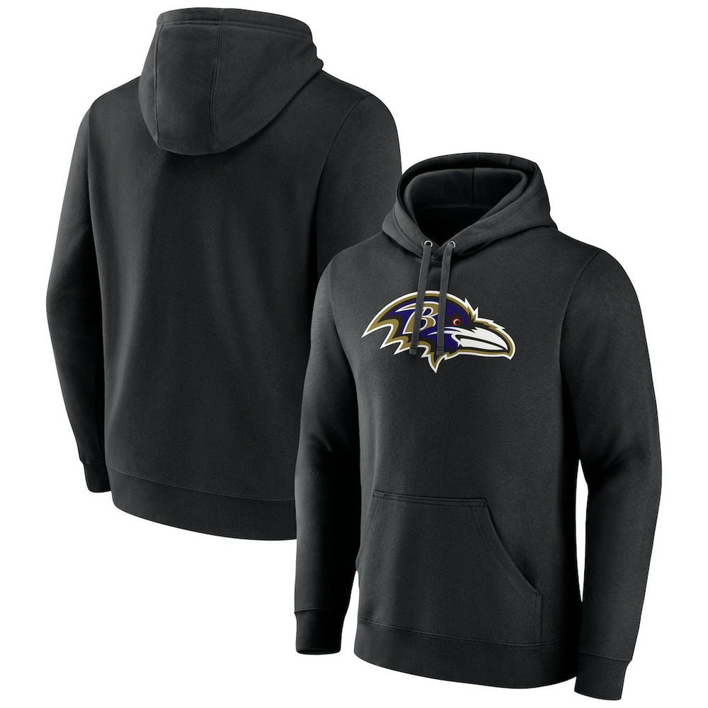 Baltimore Ravens Primary Team Logo Fitted Pullover Hoodie | NFL Near me