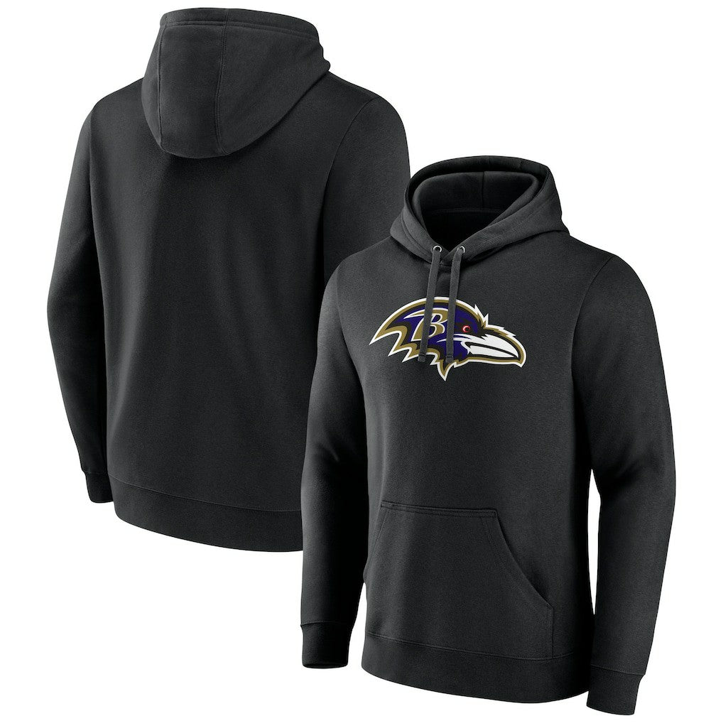 Baltimore Ravens Primary Team Logo Fitted Pullover Hoodie | NFL Near me