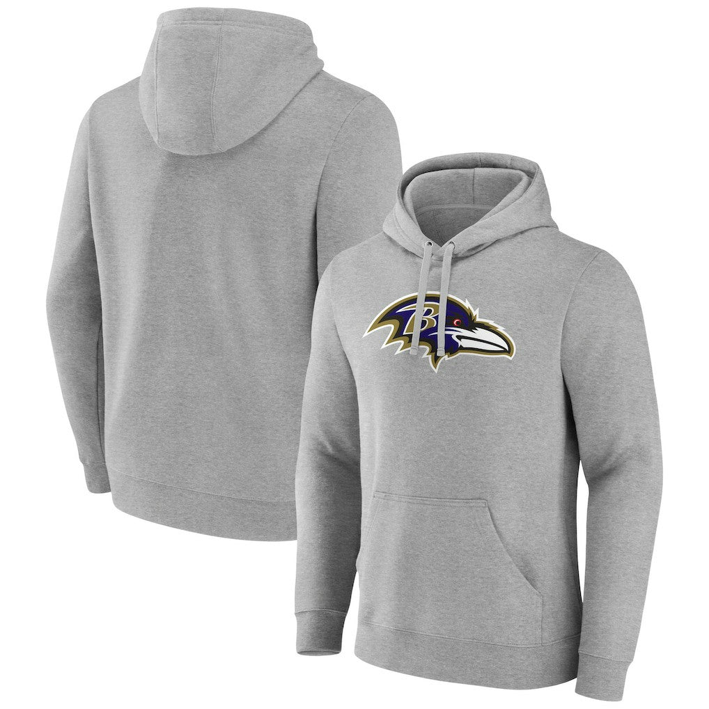 Baltimore Ravens Primary Team Logo Fitted Pullover Hoodie | NFL Sale