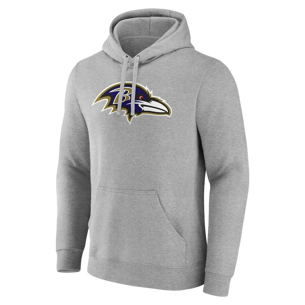 Baltimore Ravens Primary Team Logo Fitted Pullover Hoodie | NFL Sale