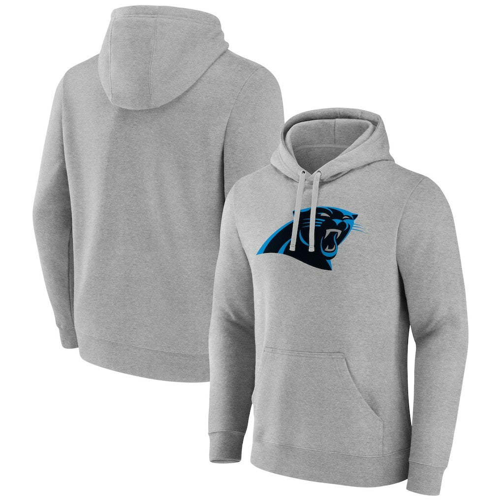 Carolina Panthers Primary Logo Fitted Pullover Hoodie | NFL Discount