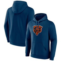Chicago Bears Primary Team Logo Fitted Pullover Hoodie | NFL Sale