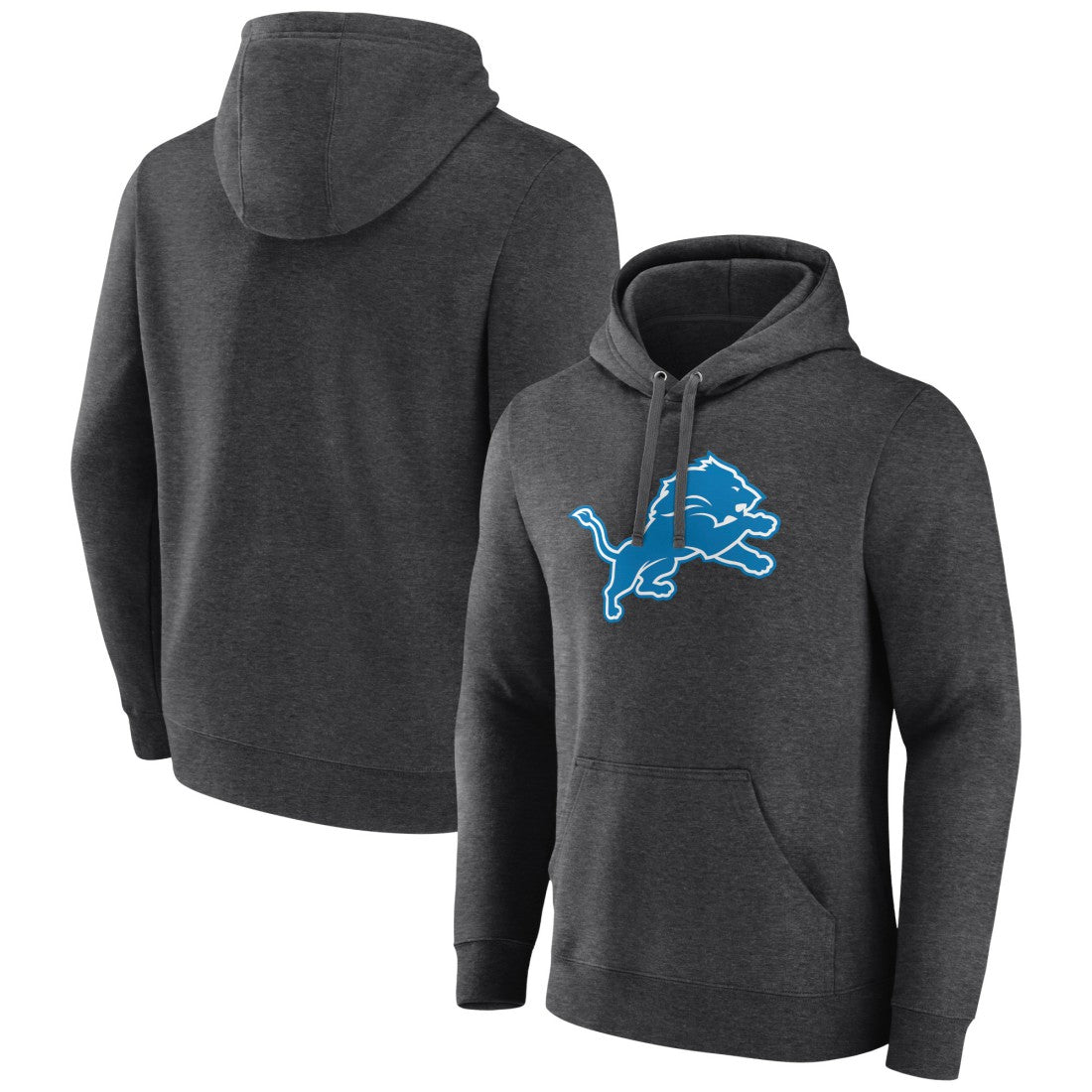 Detroit Lions Primary Team Logo Fitted Pullover Hoodie | NFL Near me