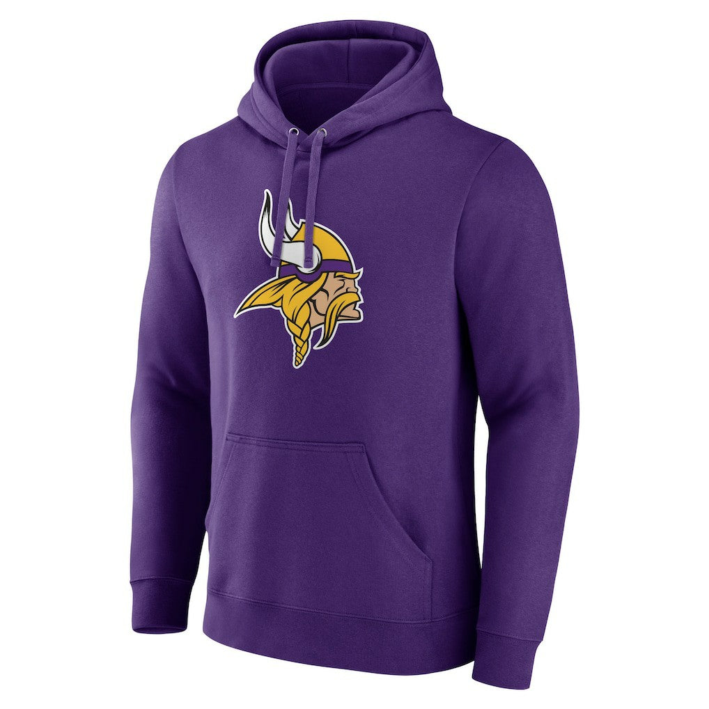 Minnesota Vikings Primary Team Logo Fitted Pullover Hoodie | NFL Sale