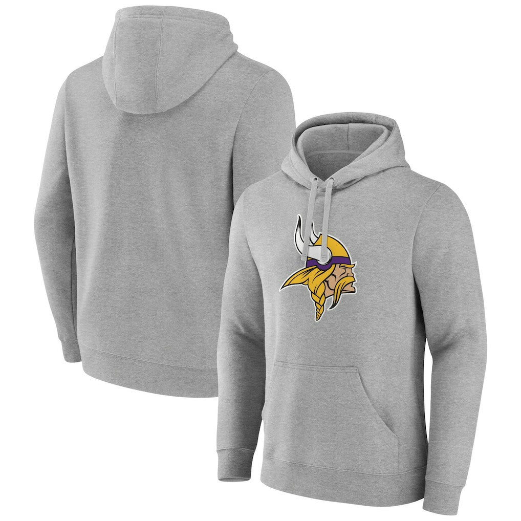 Minnesota Vikings Primary Team Logo Fitted Pullover Hoodie | NFL Outlet