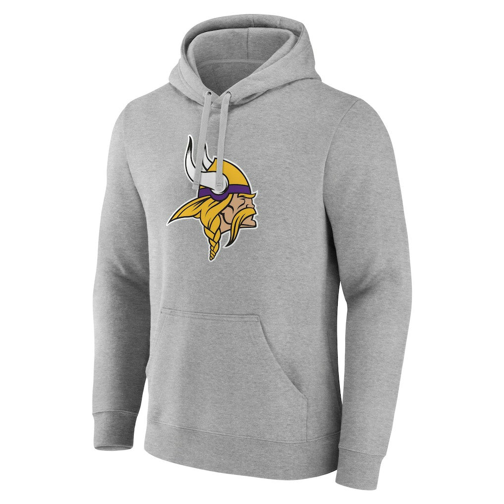 Minnesota Vikings Primary Team Logo Fitted Pullover Hoodie | NFL Outlet