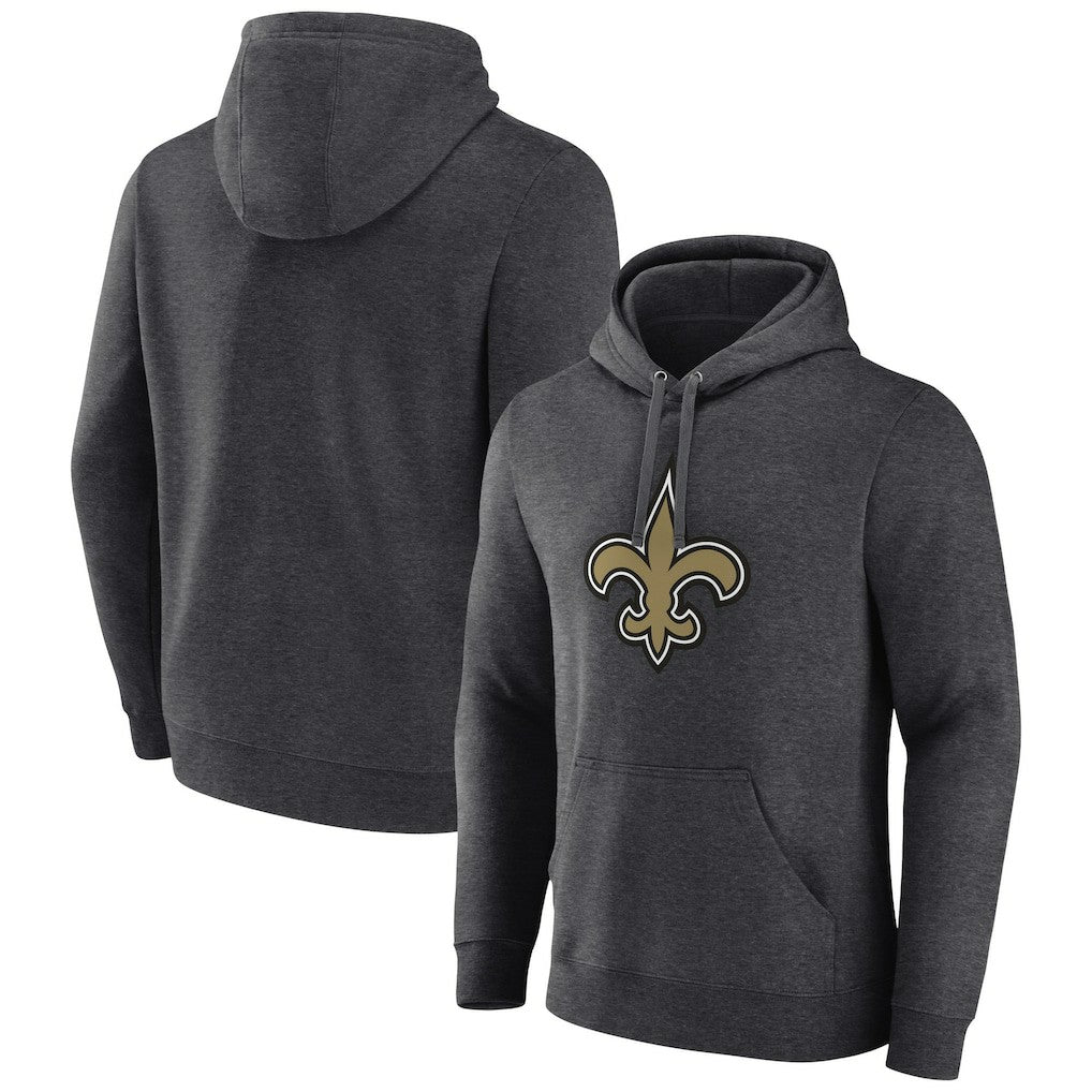 New Orleans Saints Primary Team Logo Fitted Pullover Hoodie | NFL Outlet