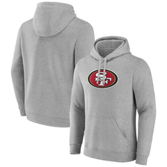 San Francisco 49ers Primary Team Logo Fitted Pullover Hoodie | NFL Hot