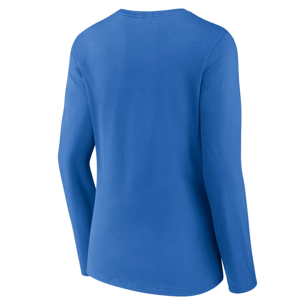 Detroit Lions Women's Primary Team Logo Long Sleeve V-Neck T-Shirt | NFL New