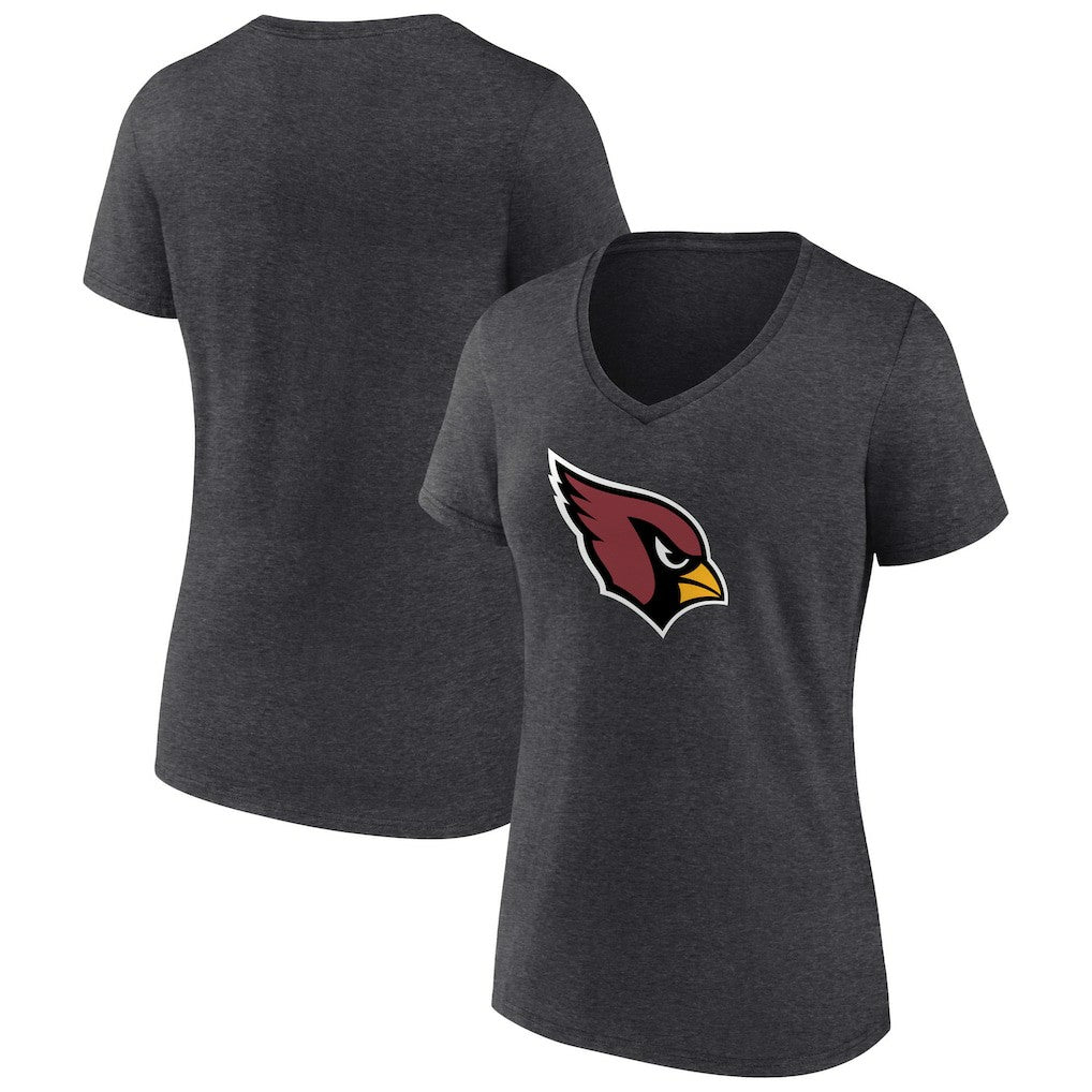 Arizona Cardinals Women's Primary Logo V-Neck T-Shirt | NFL Outlet