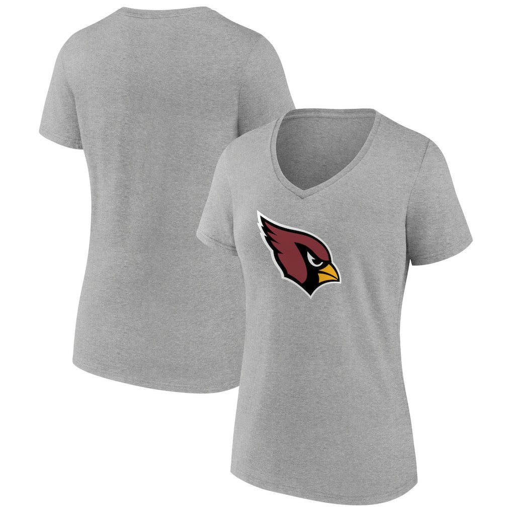 Arizona Cardinals Women's Primary Logo V-Neck T-Shirt | NFL Sale