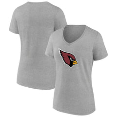 Arizona Cardinals Women's Primary Logo V-Neck T-Shirt | NFL Sale