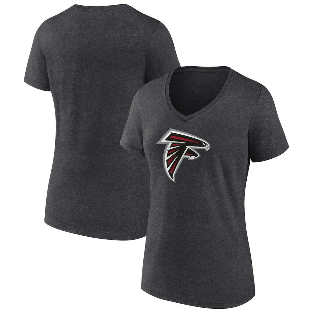 Atlanta Falcons Women's Primary Team Logo V-Neck T-Shirt | NFL Sale