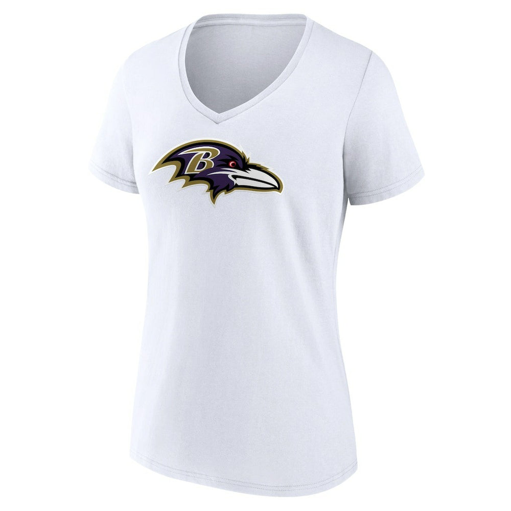 Baltimore Ravens Women's Primary Team Logo V-Neck T-Shirt | NFL New