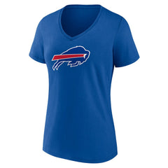 Buffalo Bills Women's Primary Team Logo V-Neck T-Shirt | NFL Discount