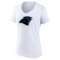 Carolina Panthers Women's Primary Team Logo V-Neck T-Shirt | NFL Online