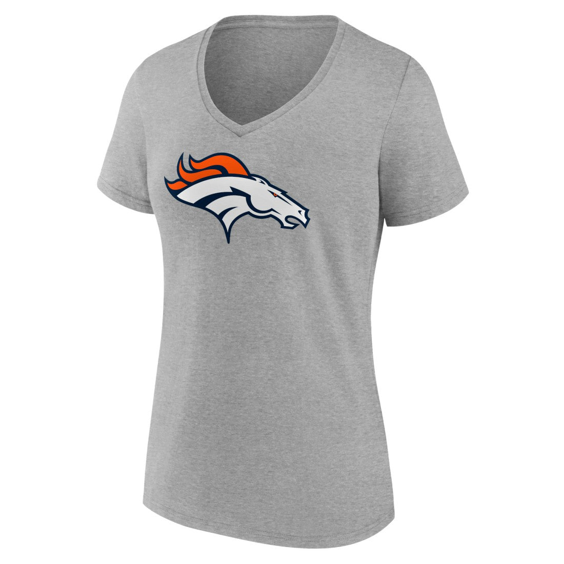 Denver Broncos Women's Primary Team Logo V-Neck T-Shirt | NFL Sale