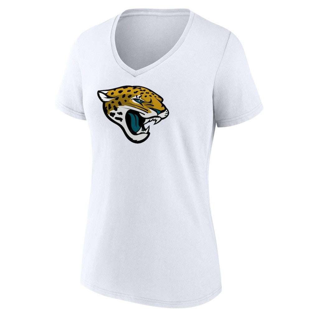 Jacksonville Jaguars Women's Primary Team Logo V-Neck T-Shirt | NFL New