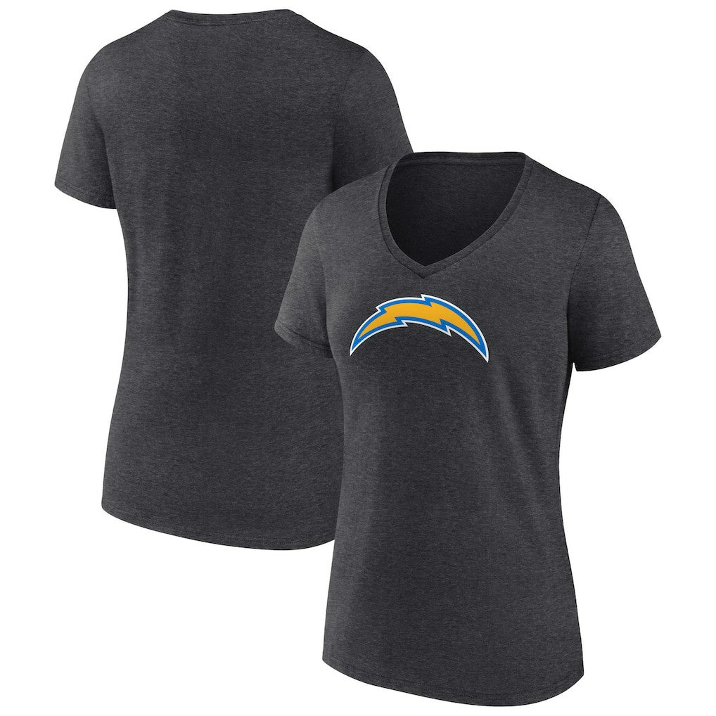 Los Angeles Chargers Women's Primary Team Logo V-Neck T-Shirt | NFL New