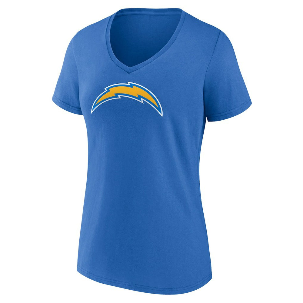 Los Angeles Chargers Women's Primary Team Logo V-Neck T-Shirt | NFL New