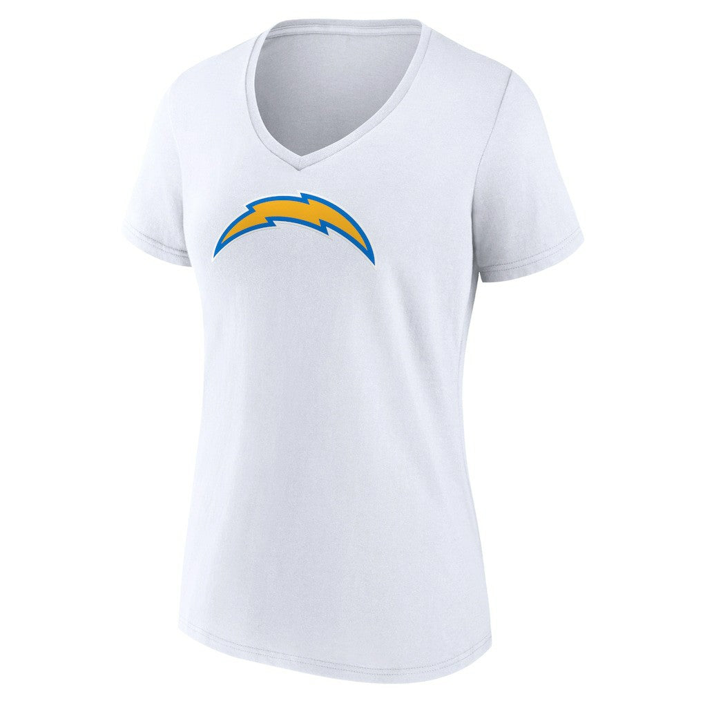 Los Angeles Chargers Women's Primary Team Logo V-Neck T-Shirt | NFL Outlet