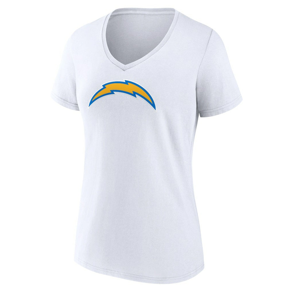 Los Angeles Chargers Women's Primary Team Logo V-Neck T-Shirt | NFL Outlet