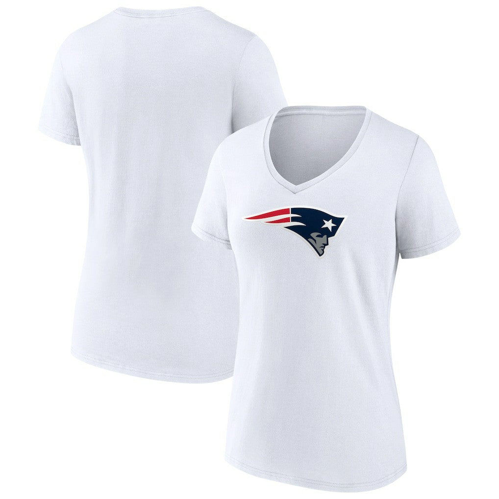 New England Patriots Women's Primary Team Logo V-Neck T-Shirt | NFL On sale