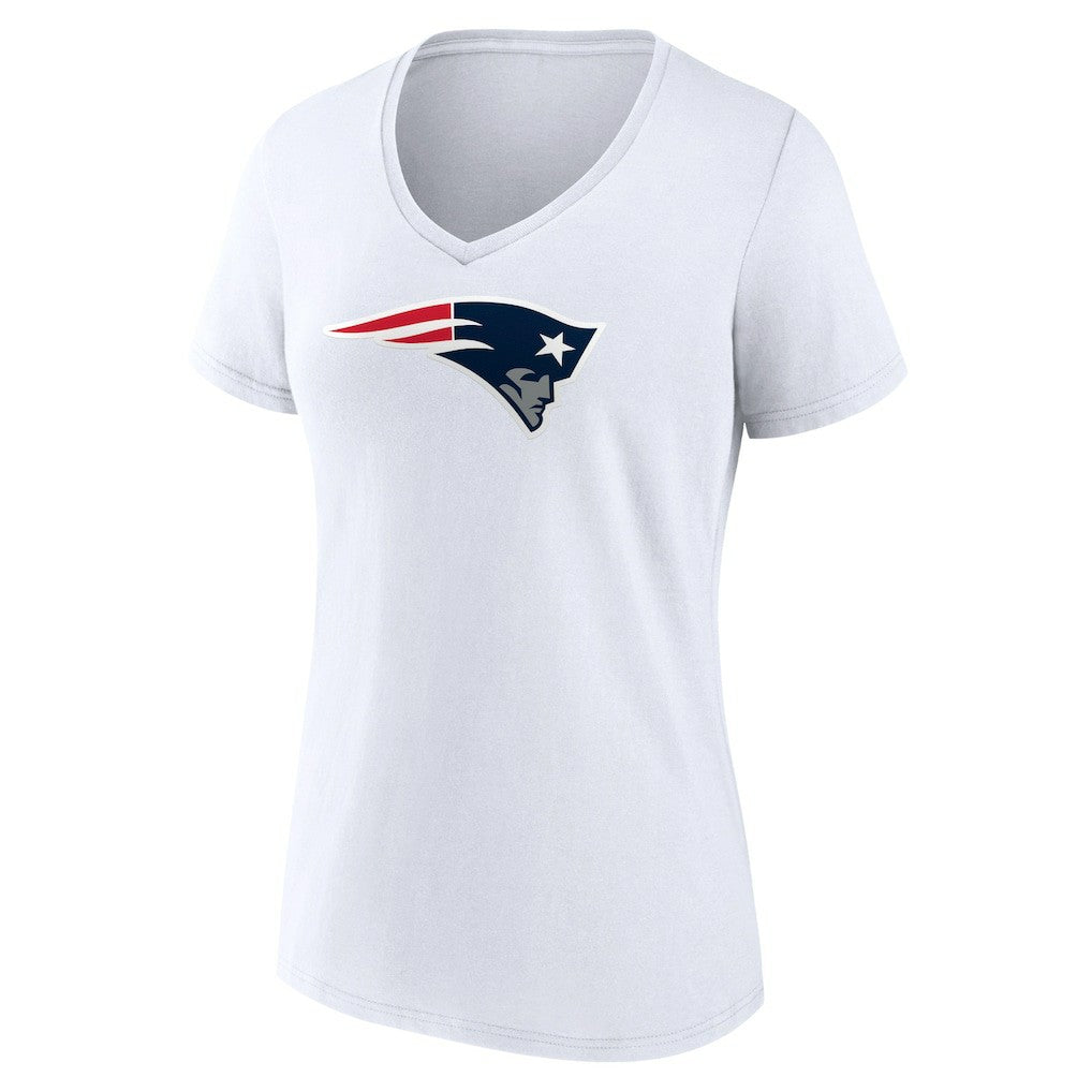 New England Patriots Women's Primary Team Logo V-Neck T-Shirt | NFL On sale