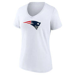 New England Patriots Women's Primary Team Logo V-Neck T-Shirt | NFL On sale