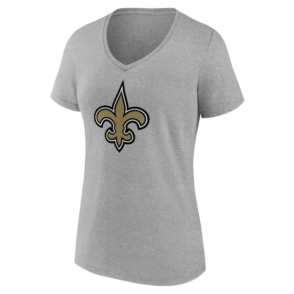 New Orleans Saints Women's Primary Team Logo V-Neck T-Shirt | NFL Online