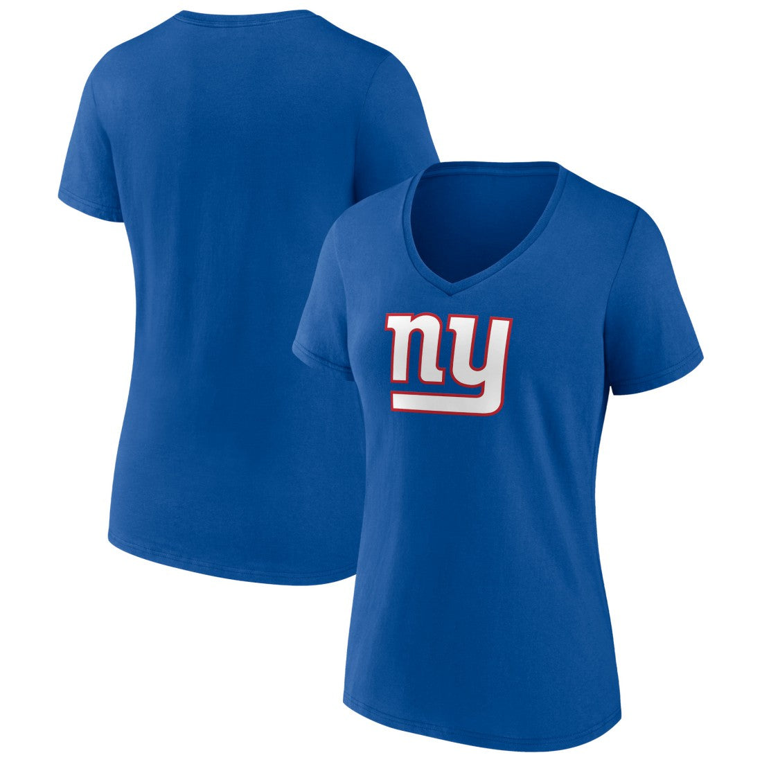New York Giants Women's Primary Team Logo V-Neck T-Shirt | NFL Sale
