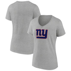 New York Giants Women's Primary Team Logo V-Neck T-Shirt | NFL New