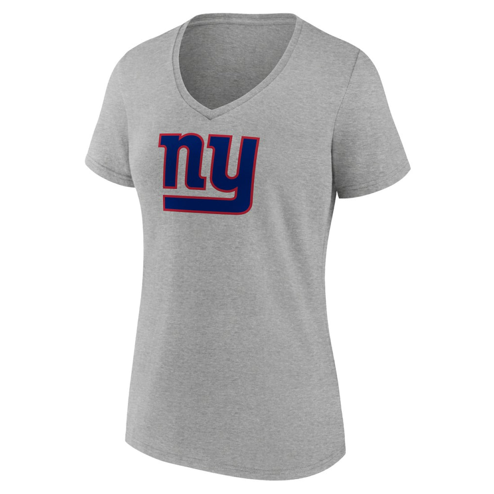 New York Giants Women's Primary Team Logo V-Neck T-Shirt | NFL New