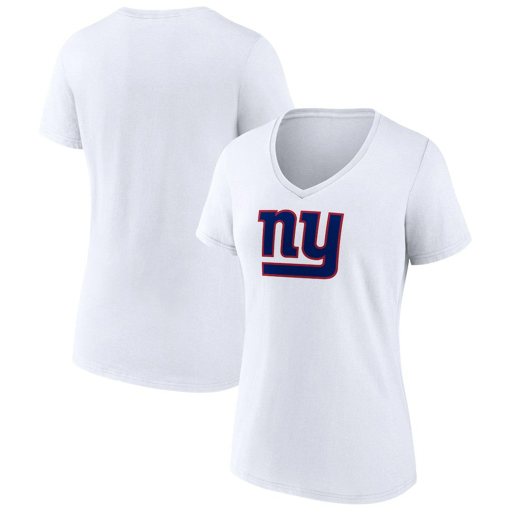 New York Giants Women's Primary Team Logo V-Neck T-Shirt | NFL US
