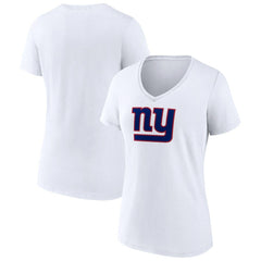New York Giants Women's Primary Team Logo V-Neck T-Shirt | NFL US
