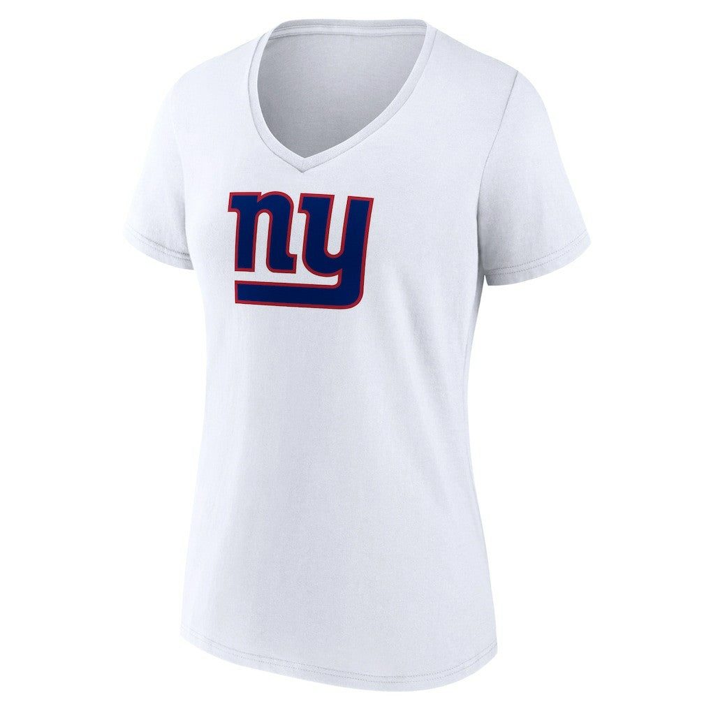 New York Giants Women's Primary Team Logo V-Neck T-Shirt | NFL US