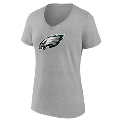 Philadelphia Eagles Women's Primary Team Logo V-Neck T-Shirt | NFL Online