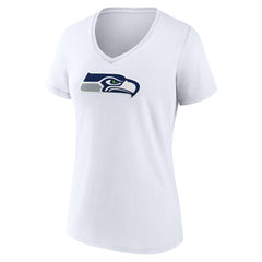 Seattle Seahawks Women's Primary Team Logo V-Neck T-Shirt | NFL Online