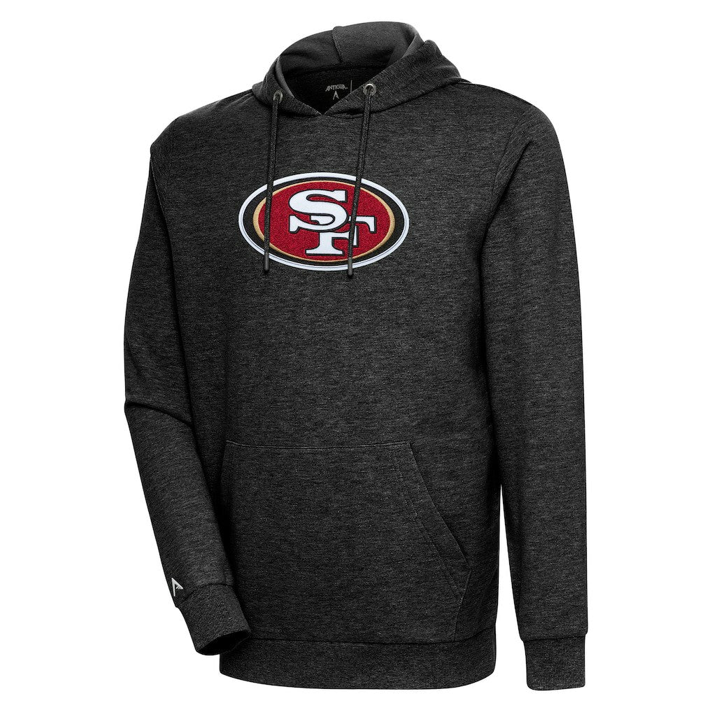 San Francisco 49ers Antigua Action Chenille Pullover Hoodie | NFL Outlet