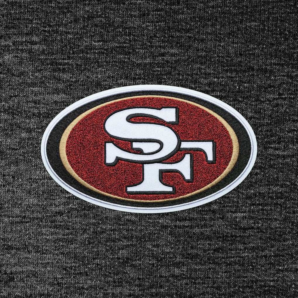 San Francisco 49ers Antigua Action Chenille Pullover Hoodie | NFL Outlet