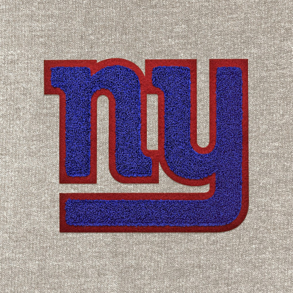 New York Giants Antigua Reward Chenille Pullover Crewneck Sweatshirt | NFL US