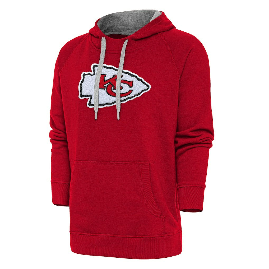 Kansas City Chiefs Antigua Victory Chenille Pullover Hoodie | NFL Discount