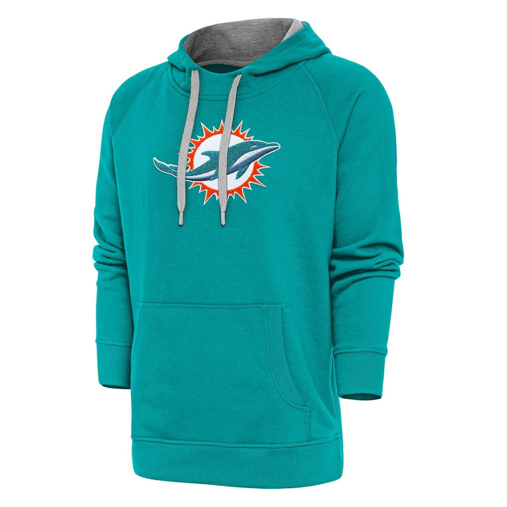 Miami Dolphins Antigua Victory Chenille Pullover Hoodie | NFL Sale